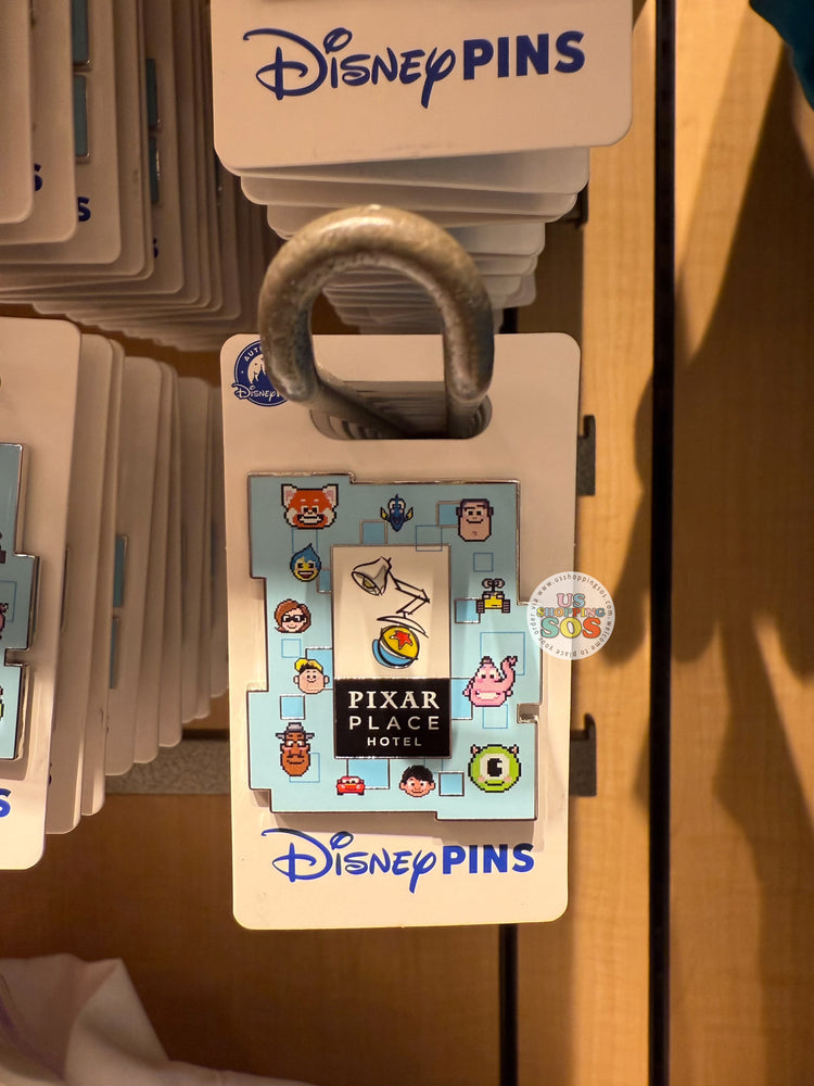 DLR/WDW - Pixar Place Hotel - Pixel Characters Pin