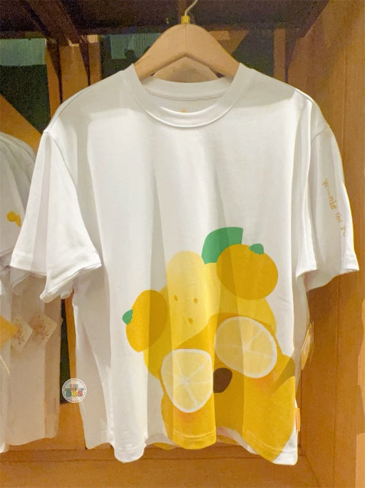 HKDL - Winnie the Pooh Lemon Honey Collection x Winnie the Pooh & Piglet 2 Sided T Shirt for Adults