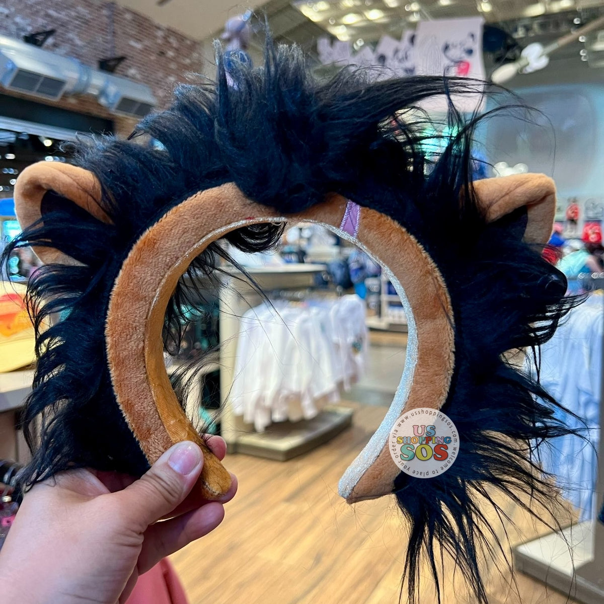 AUTHENTIC DISNEYPARKS EXCLUSIVE MERCHANDISE—LION KING LEATHERETTE Ears Headband 106959aml1.jpg main image 3