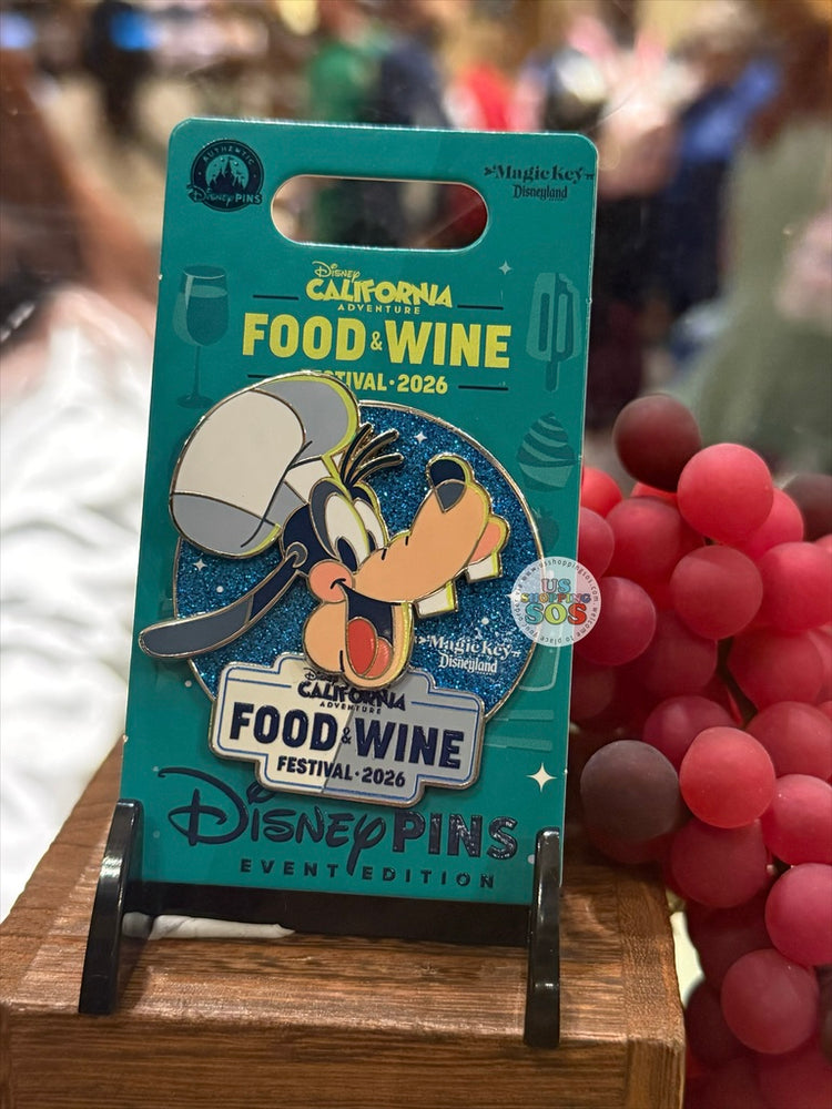 DLR - DCA Food & Wine Festival 2026 - Goofy Chef Big Face Pin