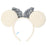 TDR - Minnie Mouse Fluffy Sherpa-Style Blue & White Plaid Bow Ear Headband (Release Date: Nov 20, 2025)