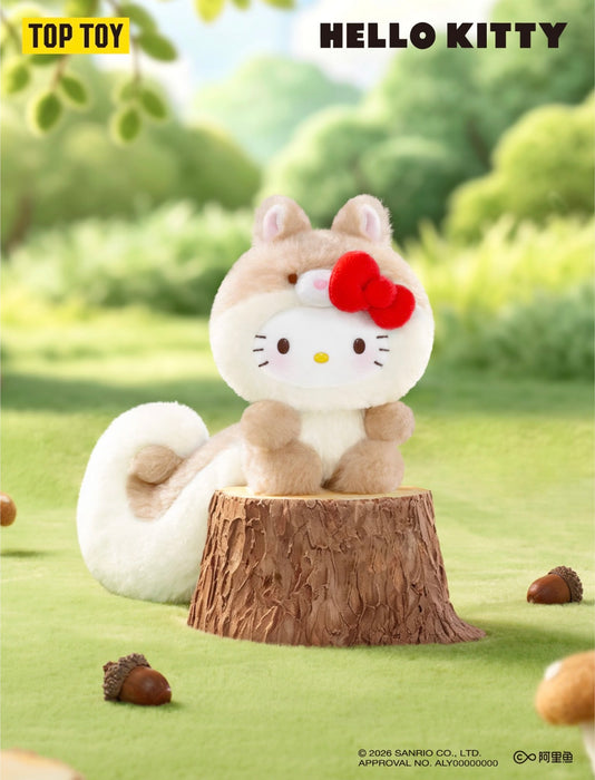 China TOPTOY - Hello Kitty Healing Forrest Vinyl Plush Keychain Blind Box (Release Date: Aug 7, 2026)