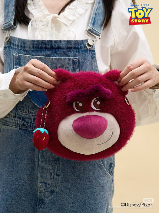China Exclusive- Fluffy Big Face Lotso 2 Ways Bag