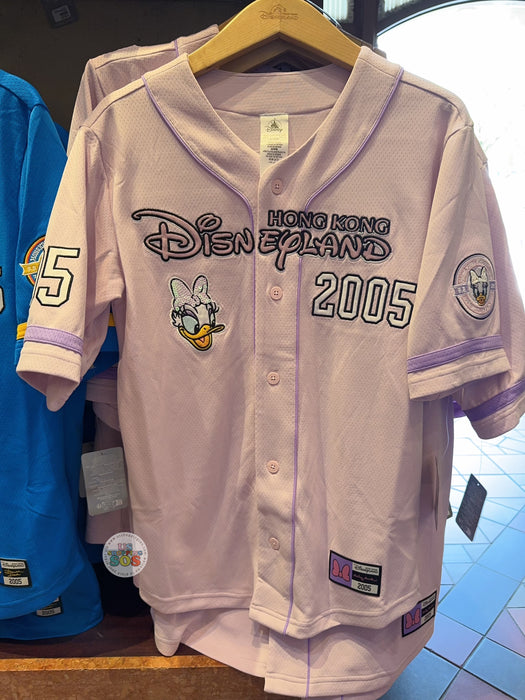 HKDL - 2026 Daisy Duck with Hong Kong Disneyland Wordings Baseball Jersey for Adults