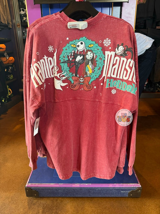 DLR/WDW - Haunted Mansion Holiday 25th Anniversary 2026 - Spirit Jersey Brick Red Pullover (Adult)