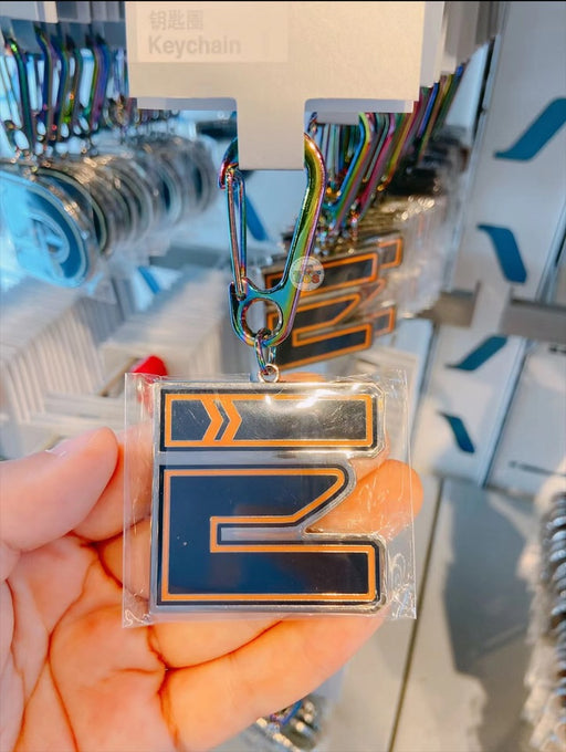 SHDL - Tron Lightcycle Power Run Mickey Mouse Alphabet Keychain x E