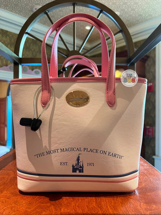 DLR/WDW - Her/Our Universe WDW Nostalgia 2026 - Cream/Pink Tote Bag