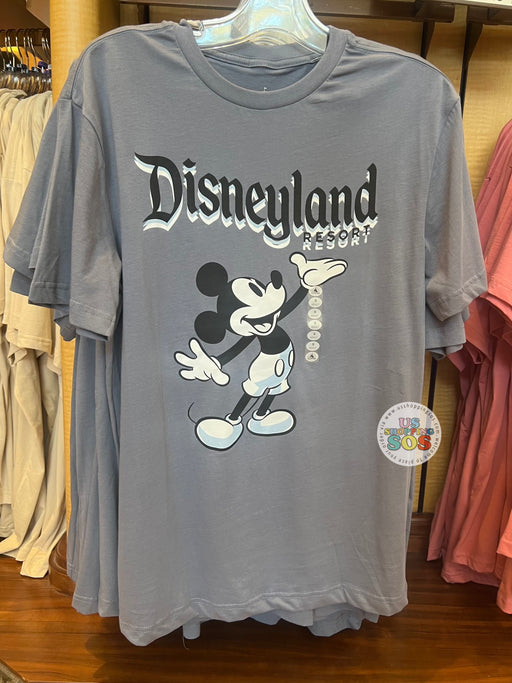 DLR - Disneyland Resort Classic Mickey Bluish Grey Graphic Tee