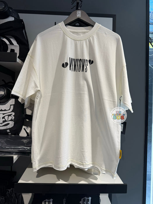 Universal Studios - UNIVRS Banana Minions White Graphic T-shirt (Adult)