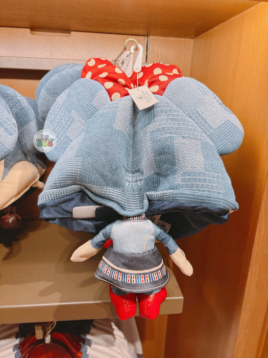 SHDL - 2026 Mickey and Friends Denim City Walk Collection x Big Head Plush Hat - Minnie Mouse