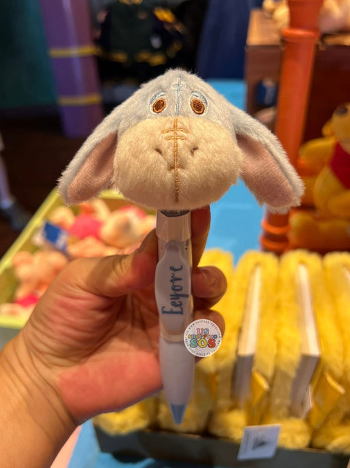 DLR/WDW - Winnie the Pooh - Eeyore Face Icon Plush Pen