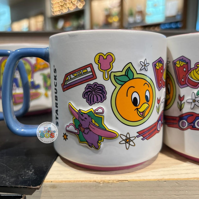 WDW - Starbucks Neon Iconography - “Magic Kingdom” Ceramic Mug 14oz