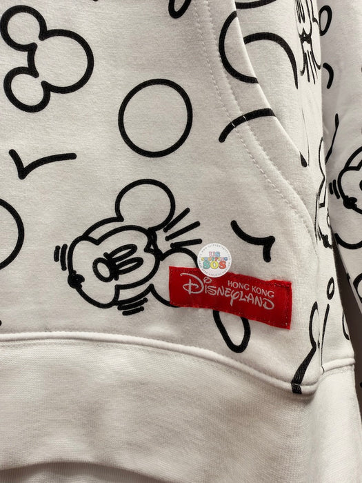 HKDL - 2026 Hong Kong Disneyland Mickey Mouse "Squiggle" Pullover Hoodies for Adults