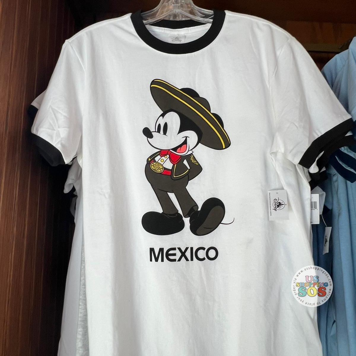 WDW - Epcot World Showcase - Mickey Mexico Ringer T-shirt (Adult