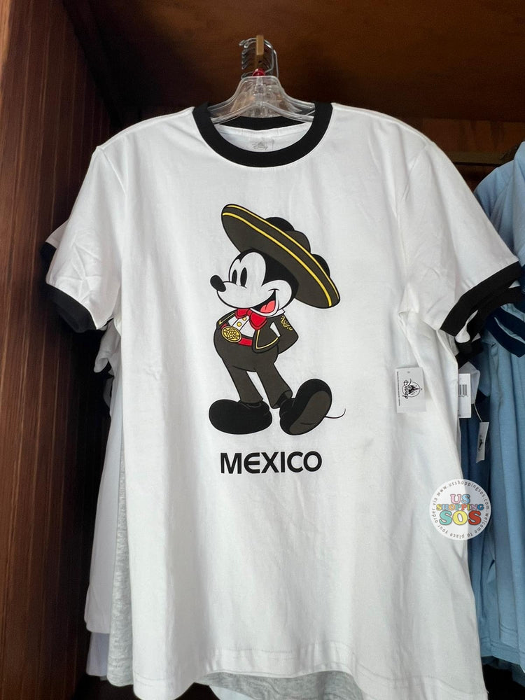 WDW - Epcot World Showcase - Mickey Mexico Ringer T-shirt (Adult)