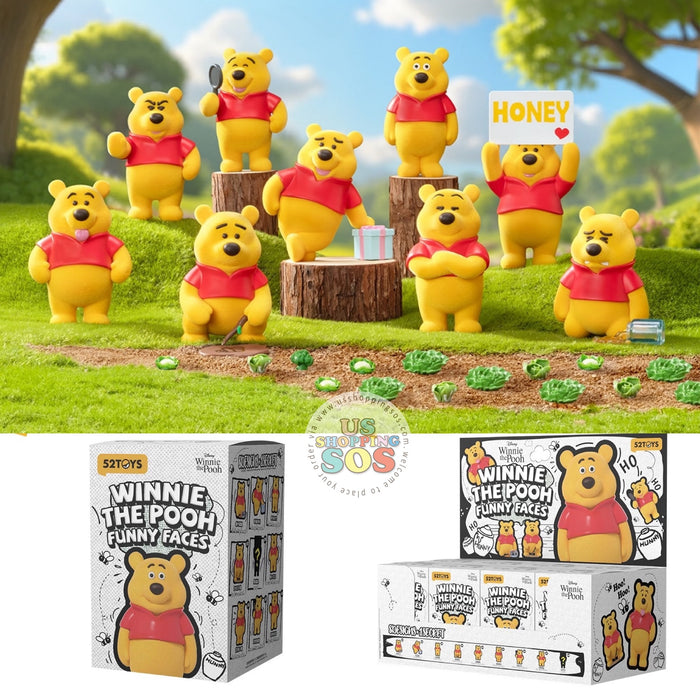 China Disney Collaboration - Winnie the Pooh Funny Faces Figure Blind Box x