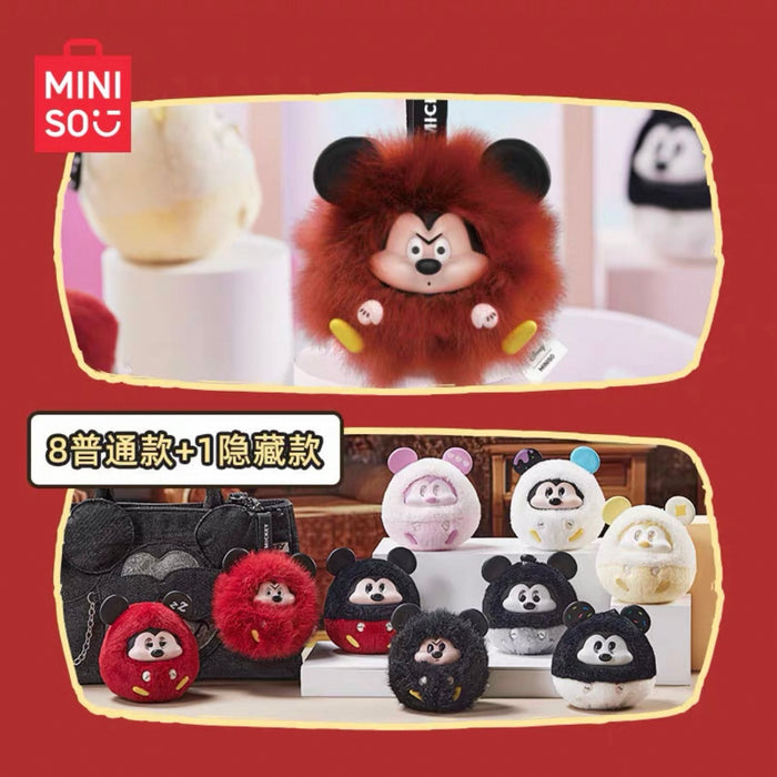 MINISO - Disney Mickey Mouse Fun Crash Vinyl Plush Keychain Series Mystery Blind Box