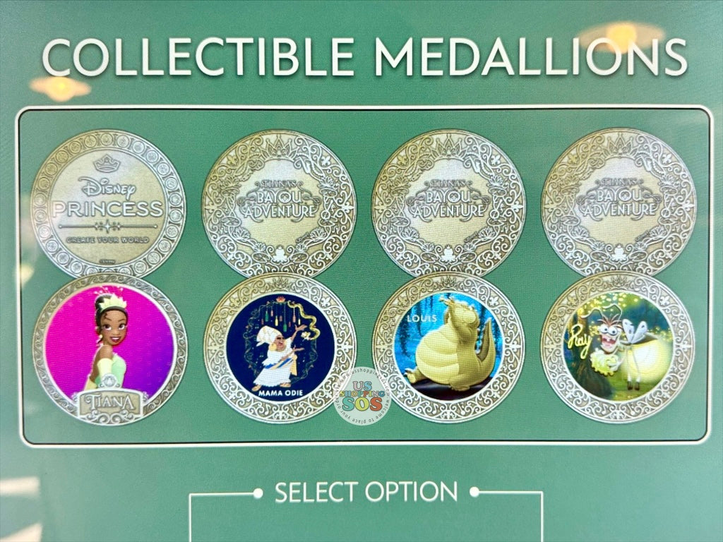 WDW - Color Collectible Medallions 2026 - Magic Kingdom Frontierland Tiana's Bayou Adventure