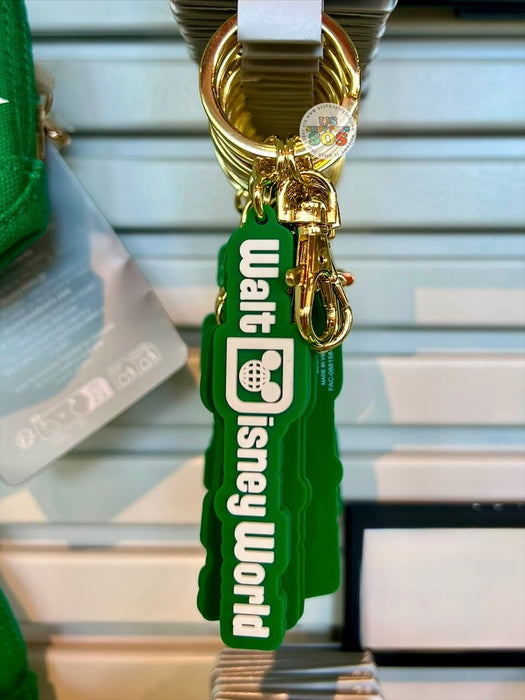 DLR/WDW - Logo Mania 2026 The Tik Tik Tik Room - Emerald Green Park Logo Keychain