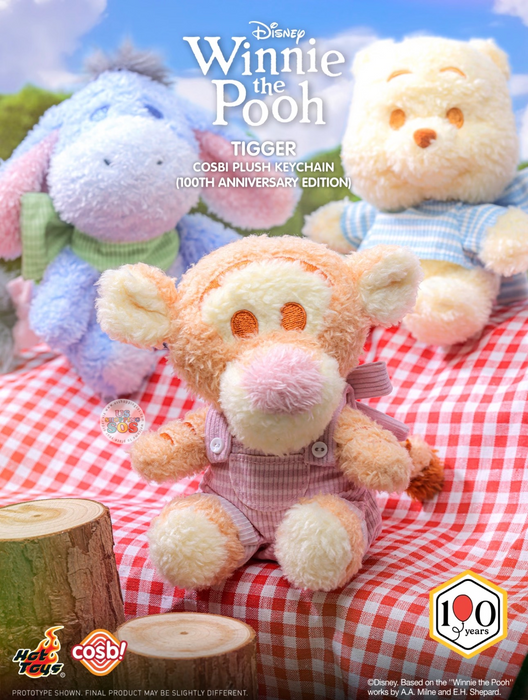 Hot Toys Cosbi - 2026 Winnie the Pooh & Friends 100th Anniversary Edition Blind Box Plush Keychain (Release Date: Jul 9, 2026)