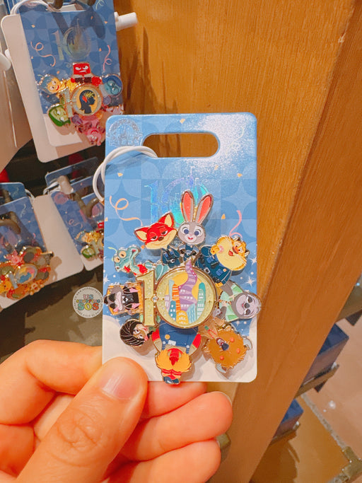 SHDL - 2026 10th Birthday Celebration Cute Collection x Zootopia Spinning Pin