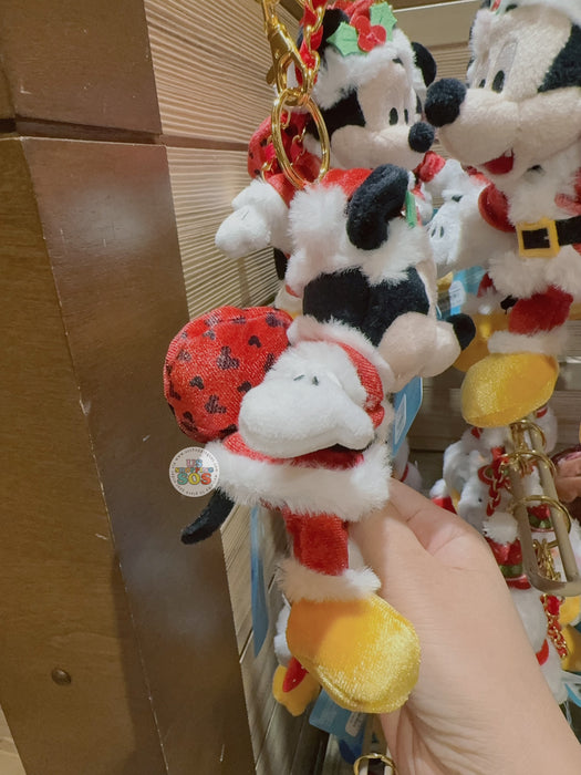 HKDL - 2025 Christmas Mickey & Friends x Mickey Mouse Plush Keychain