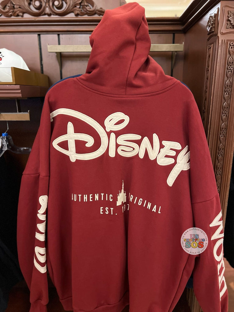 DLR/WDW - Castle Authentic Original Est Crimson Hoodie Jacket (Adult)