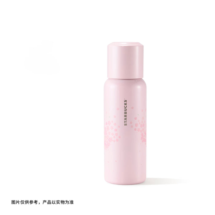 Starbucks China - Springtime Sakura Cutie 2026 - 3O. Cherry Blossom & Corgi Stainless Steel Bottle 500ml
