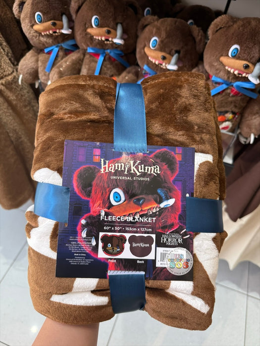 Universal Studios - Halloween 2026 - HamiKuma Face Icon Fleece Blanket