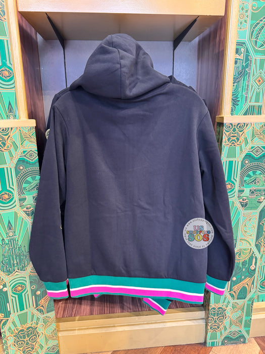 Universal Studios - Wicked - Logo & Icon Black Hoodie Zip Jacket (Adult)