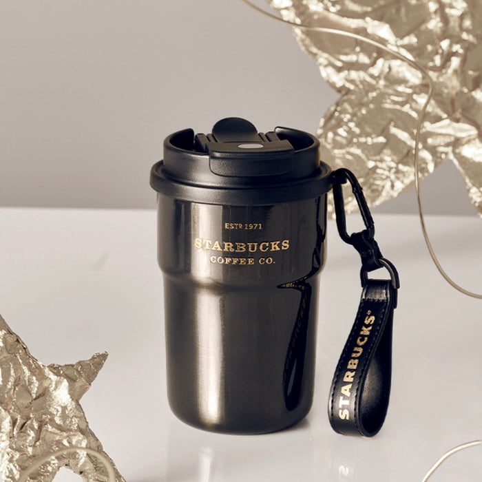 Starbucks China Black & Gold Stainless Steel Thermos w/ Bag – MERMAIDS AND  MOCHA