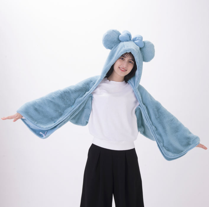 TDR - Minnie Mouse 4 Ways Blanket (Color: Baby Blue)