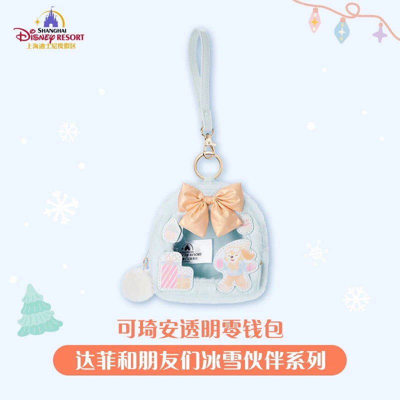 SHDL - 2025 Duffy & Friends Ice & Snow Partner Collection x CookieAnn Pouch with Clear Window