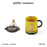 Starbucks China - Harry Potter x Starbucks - Hufflepuff Color Changing Ceramic Mug with Chain & Lid 365ml