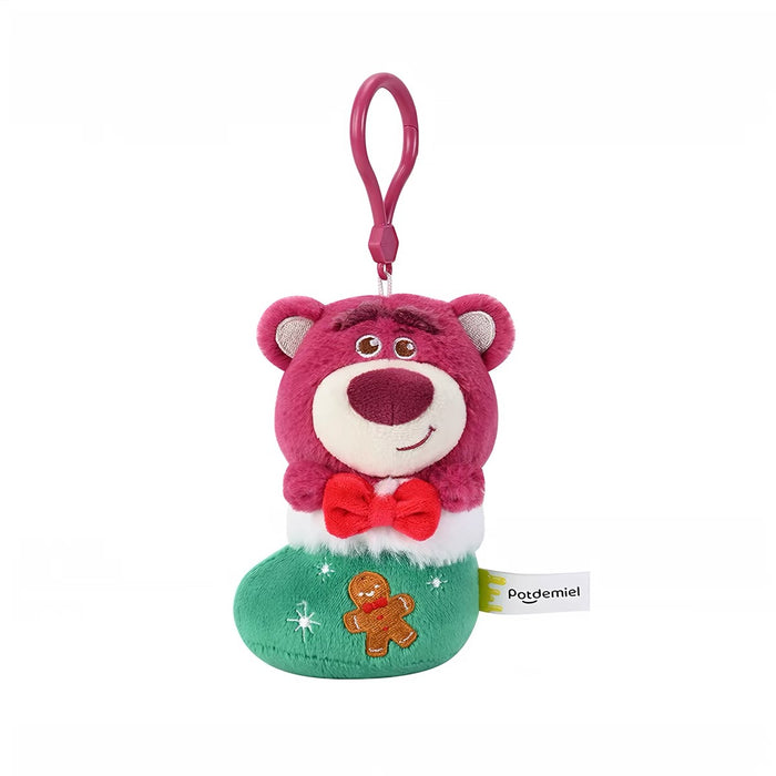 China Exclusive Potdemiel - 2026 Lotso Christmas Stocking Plush Keychain