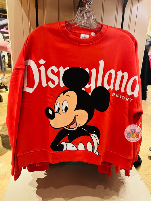 DLR/WDW - Classic Mickey & Friends - Mickey Double-Sided Red Pullover (Adult)