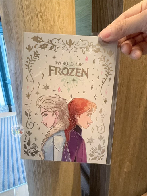 HKDL - World of Frozen 1st Anniversary x Elsa & Anna Post Card