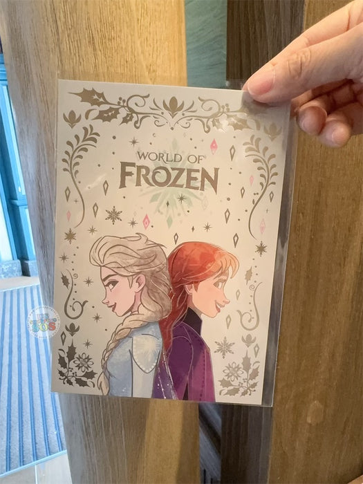 HKDL - World of Frozen 1st Anniversary x Elsa & Anna Post Card