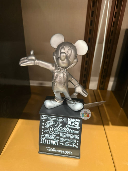 DLP - 2026 Disneyland Paris Disney Adventure World Mickey Mouse "Welcome" Figurine