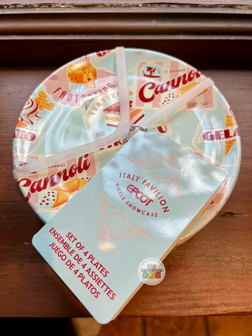 WDW - Epcot World Showcase Italy 🇮🇹 - When in Rome 2025 - Plate Set of 4