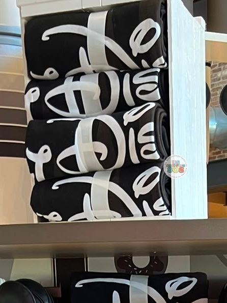 WDW Exclusive - Logo Mania 2026 Parks After Dark - Black Walt Disney World Blanket