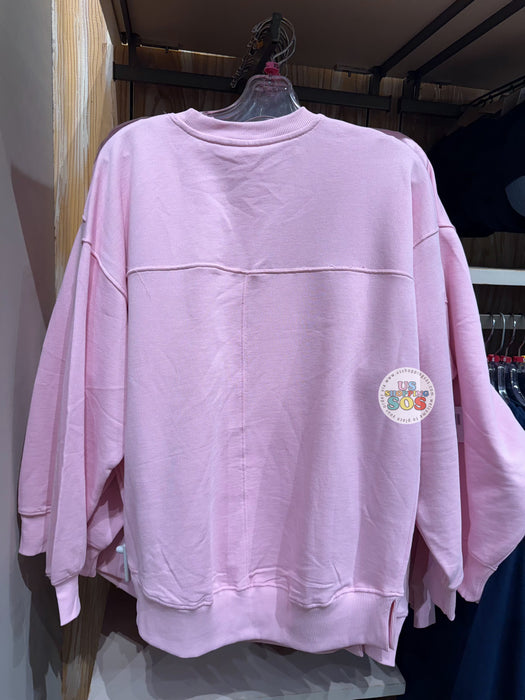 DLR/WDW - Park Logo Authentic Castle Original Baby Pink Pullover (Adult)