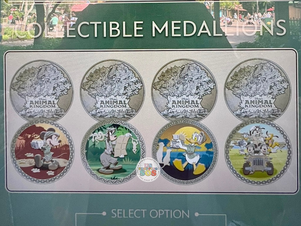 WDW - Color Collectible Medallions 2026 - Disney’s Animal Kingdom Mickey & Friends Safari