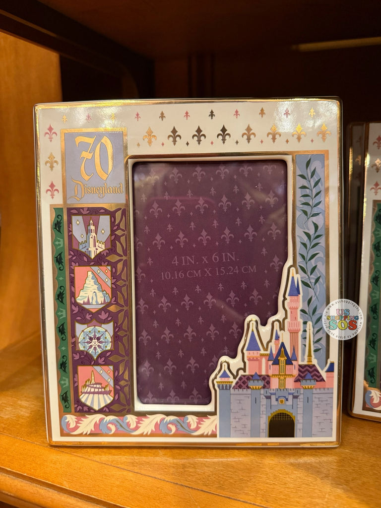 DLR - Disneyland 70th Castle - 4” x 6” Photo Frame — USShoppingSOS