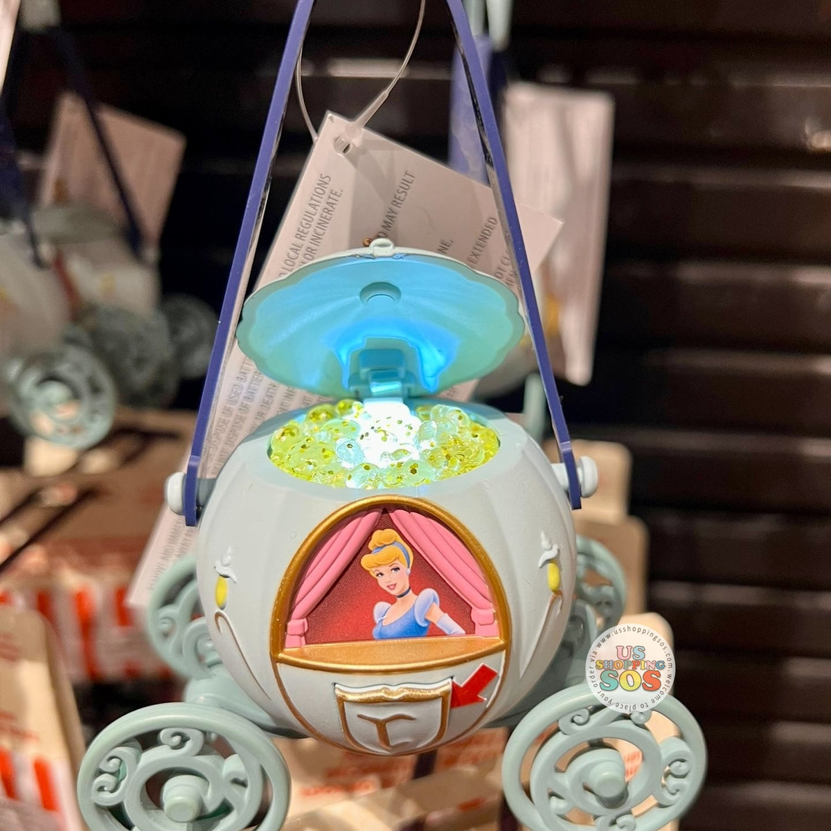 DLR/WDW - Cinderella Pumpkin Carriage Light-Up Popcorn Bucket