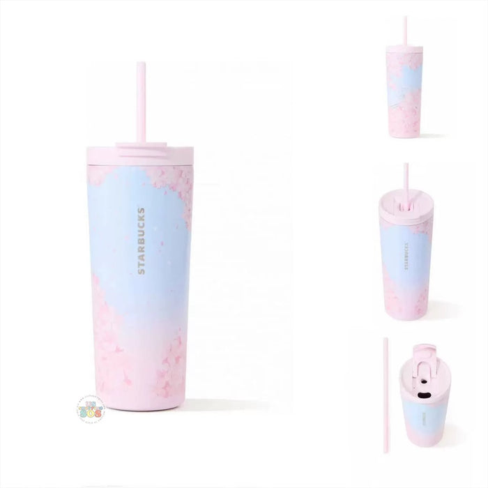 Starbucks China - Sakura Cherry Blossom 2025 x 9. Stainless Steel Cold Cup 709ml (Release Date: Feb 11, 2025)