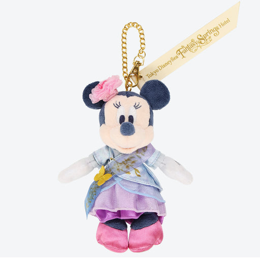 TDR - Fantasy Springs “Tokyo DisneySea Fantasy Springs Hotel” Collection x Minnie Mouse Plush Keychain (It may takes up to 6-8 weeks for us to mail it out)