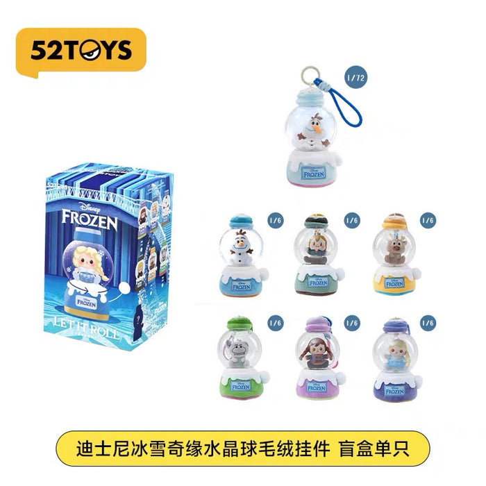 China Exclusive 52 Toys - 2026 Disney Frozen ‘Let it Roll’ Crystal Ball Push Pendant Mystery Box (Release Date: Aug 20, 2026)