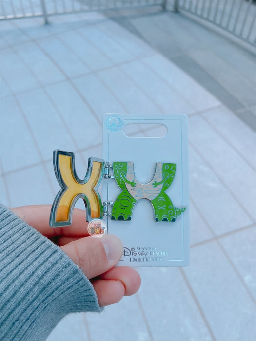 SHDL - Disney Character English Alphabet ‘X’ Rex Pin