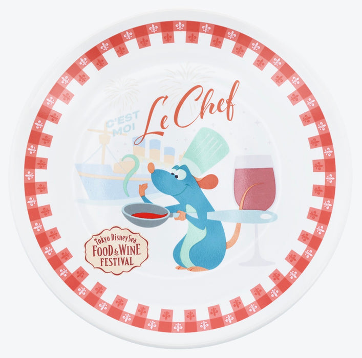 TDR - 2026 Food and Wine Festival Collection x "Ratatouille" Remy Plate (Release Date: Apr 8, 2026)